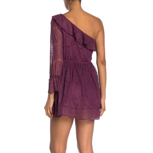 RAGA Laney Lace One-Shoulder Mini Dress - Picture 2 of 5